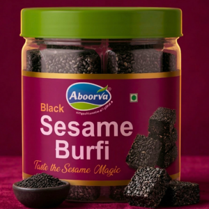 BLACK SESAME BURFI-180GMS